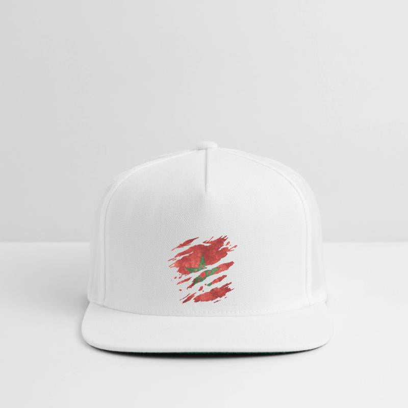 Morocco - national flag, scratches, cracks