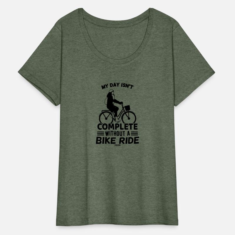 Mother bicycle tour girls mountain bike