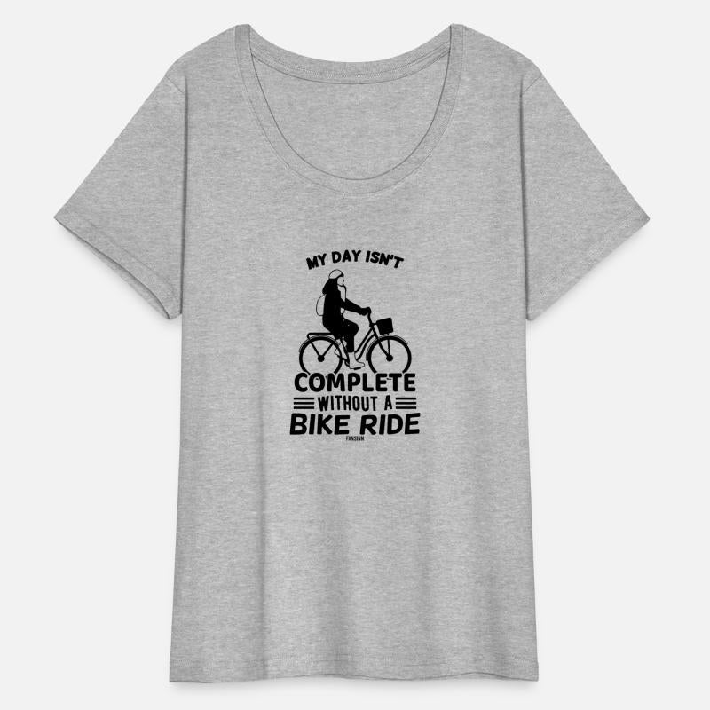 Mother bicycle tour girls mountain bike