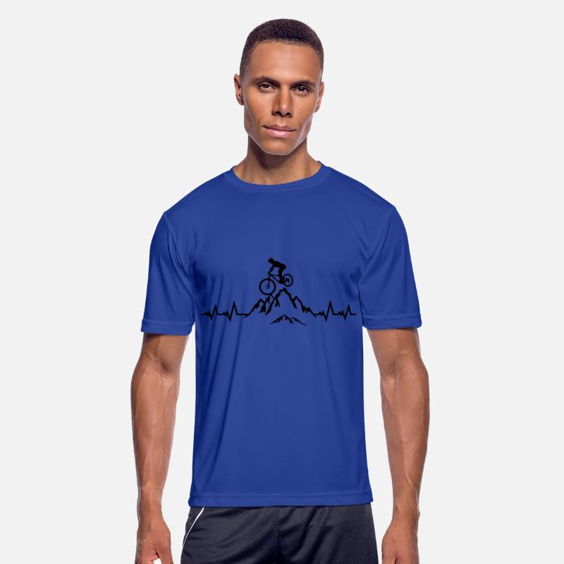 Mountain biking pulse, mountain biker heartbeat