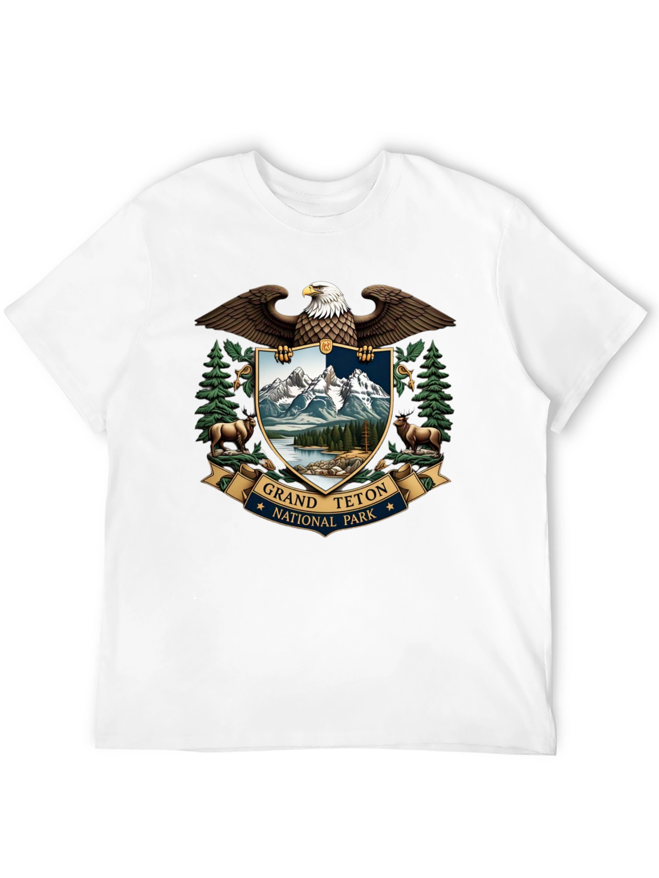 Grand Teton National Park Eagle Crest T-Shirt
