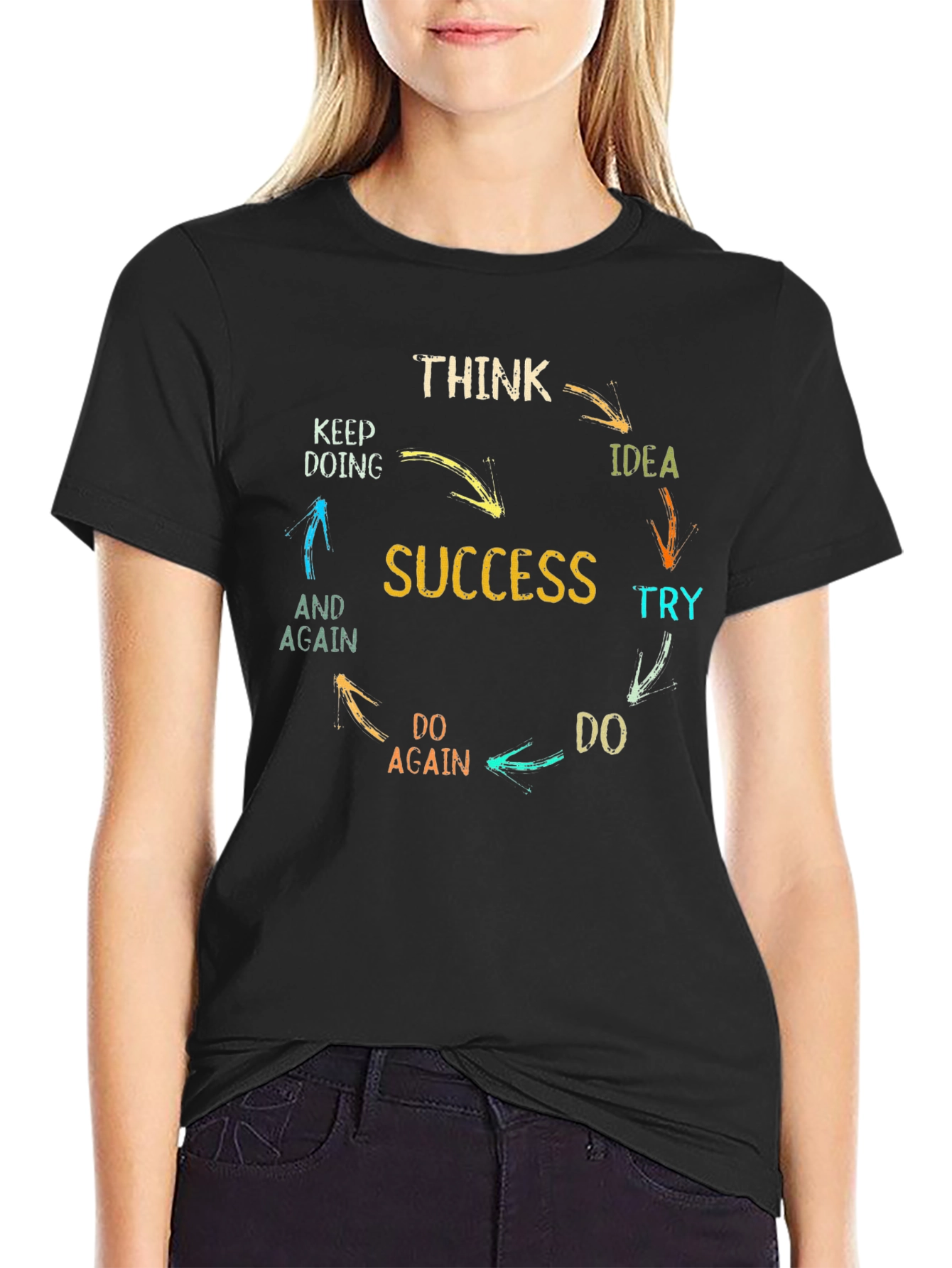 Success Cycle Graphic T-Shirt