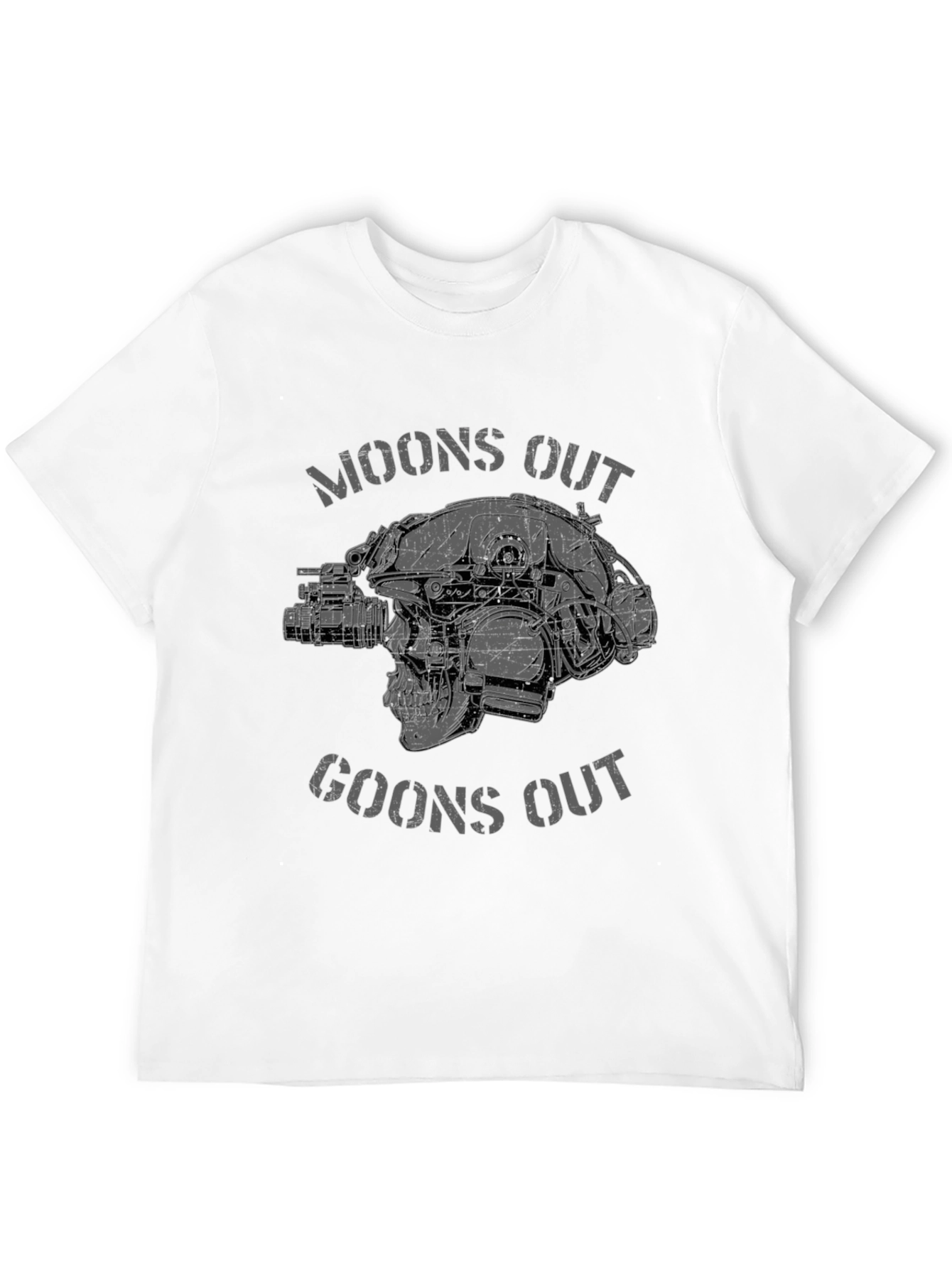 Moons Out Goons Out Skull Graphic Tee
