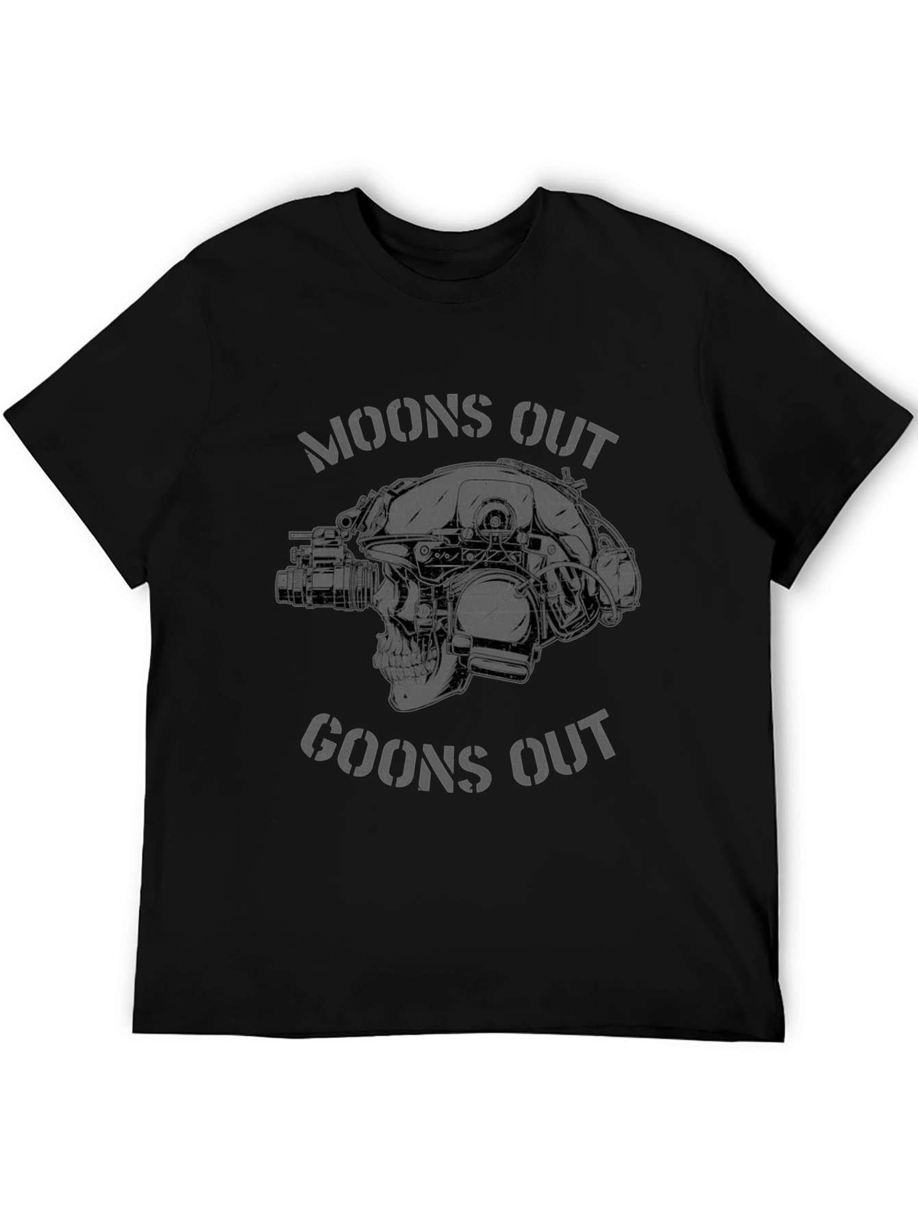 Moons Out Goons Out Skull Graphic Tee