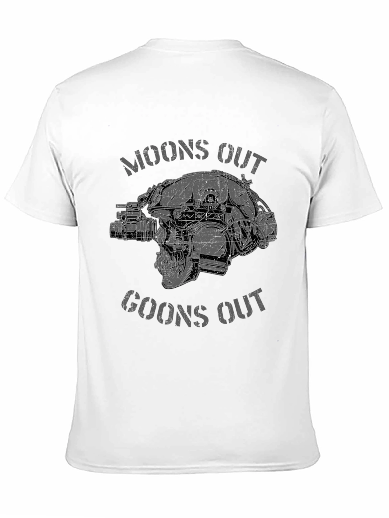 Moons Out Goons Out Skull Graphic Tee