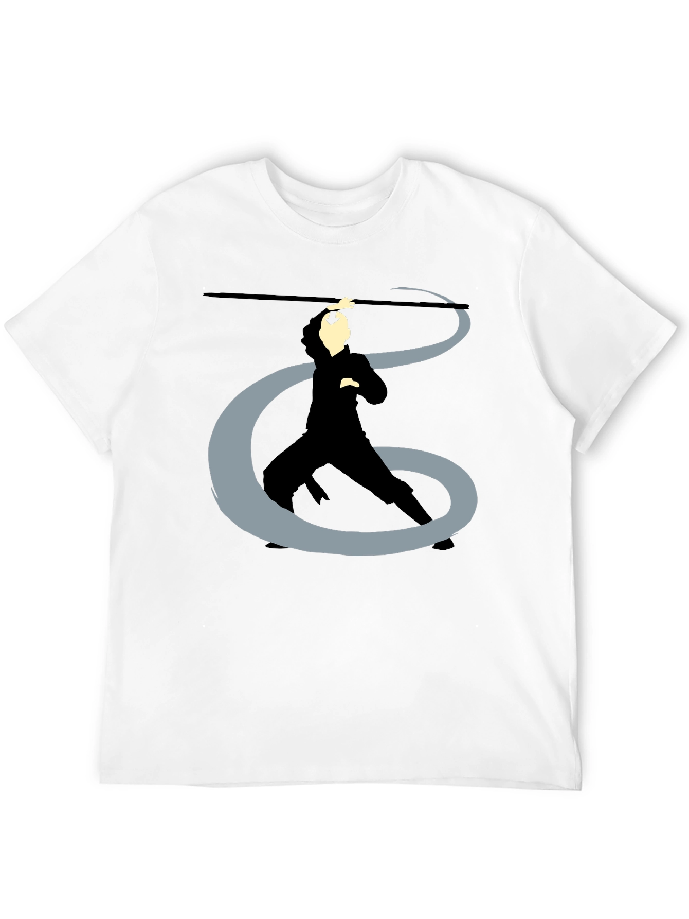 Avatar Aang T-Shirt - Black Graphic Print