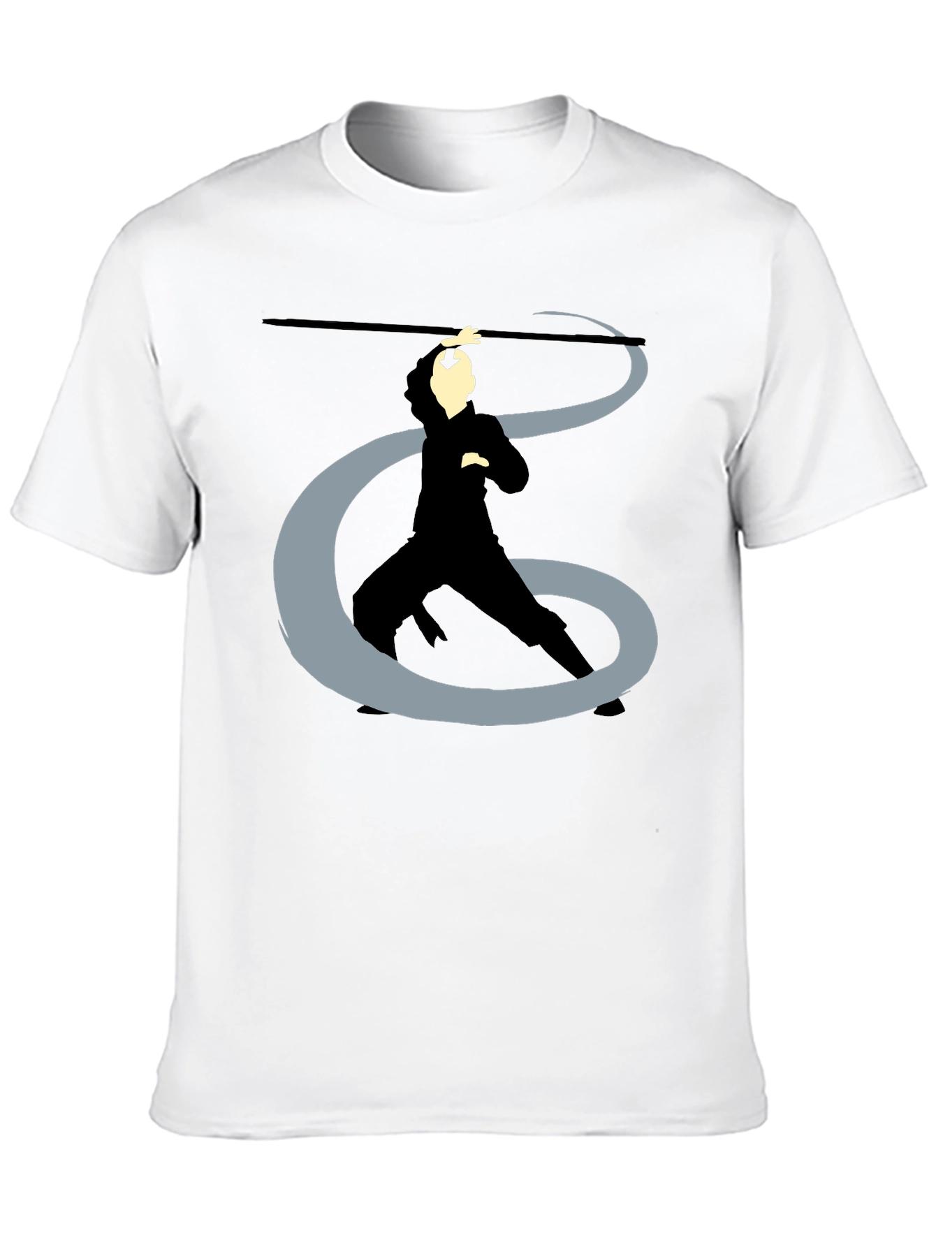 Avatar Aang T-Shirt - Black Graphic Print