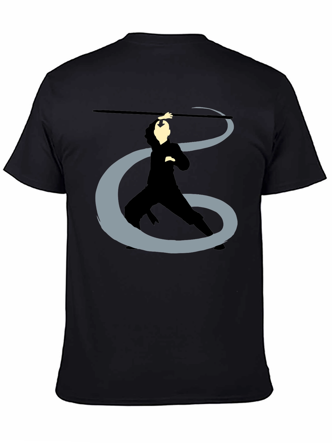 Avatar Aang T-Shirt - Black Graphic Print