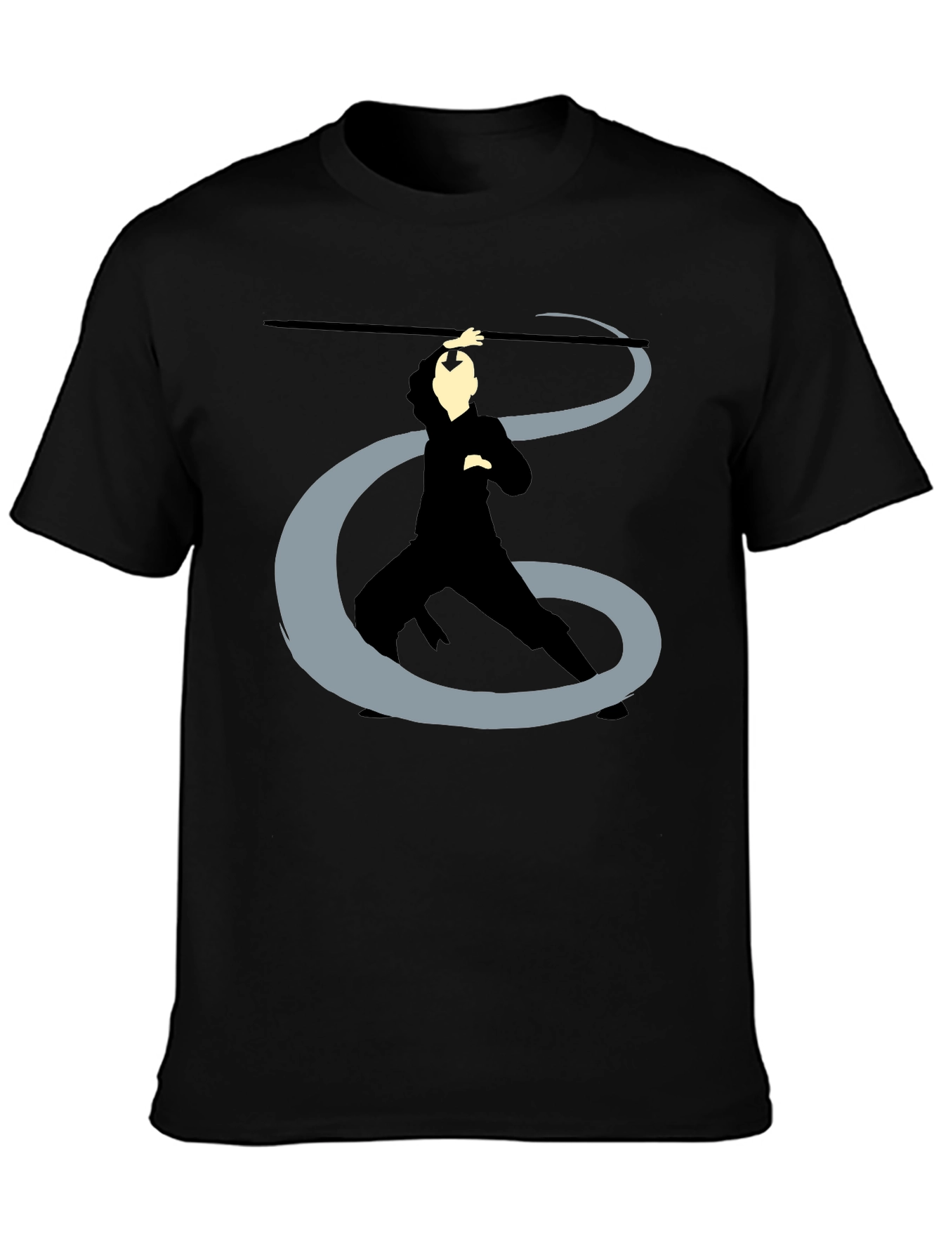Avatar Aang T-Shirt - Black Graphic Print