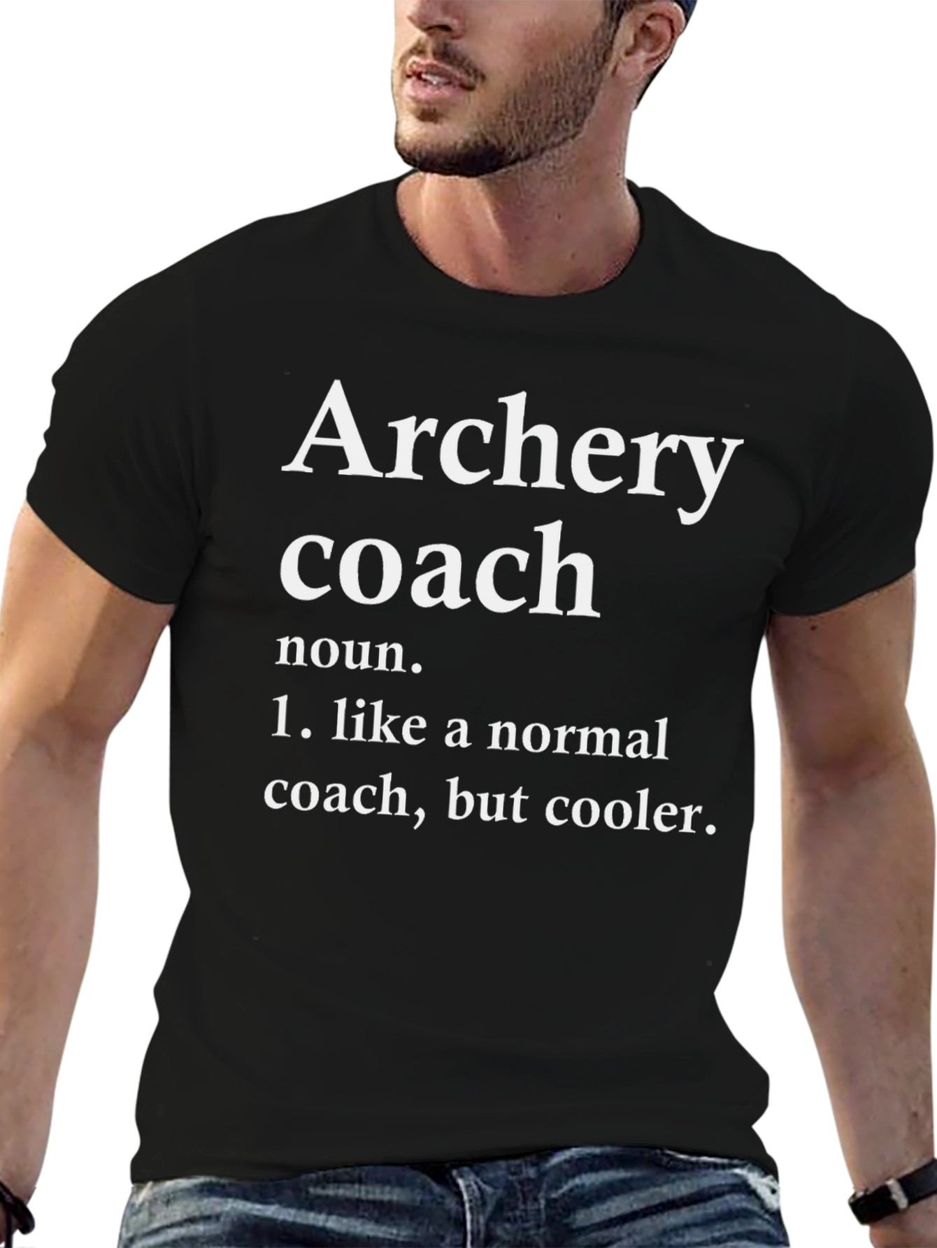 Archery Coach T-Shirt - Cool Definition Tee