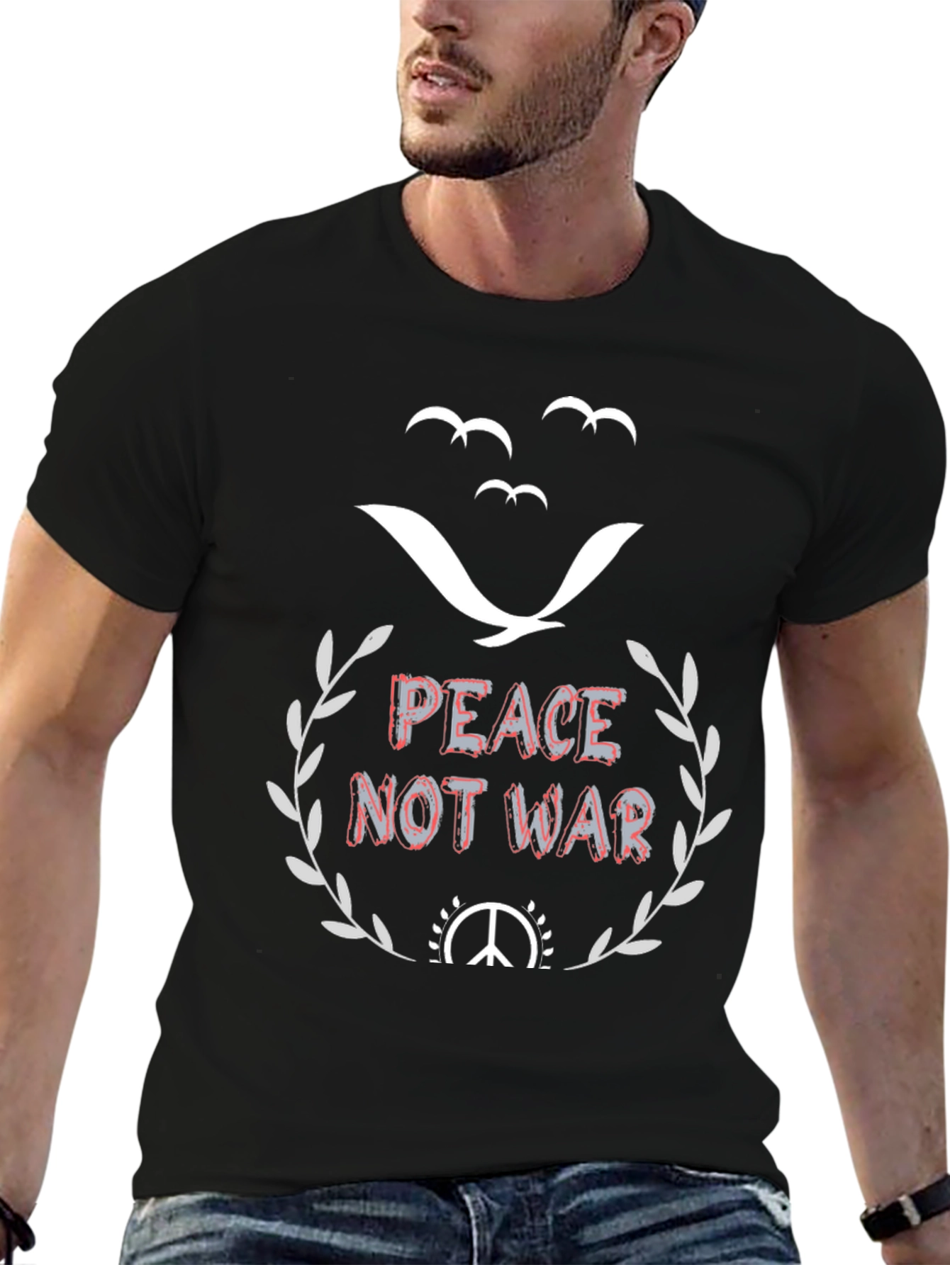 Peace Not War Graphic T-Shirt