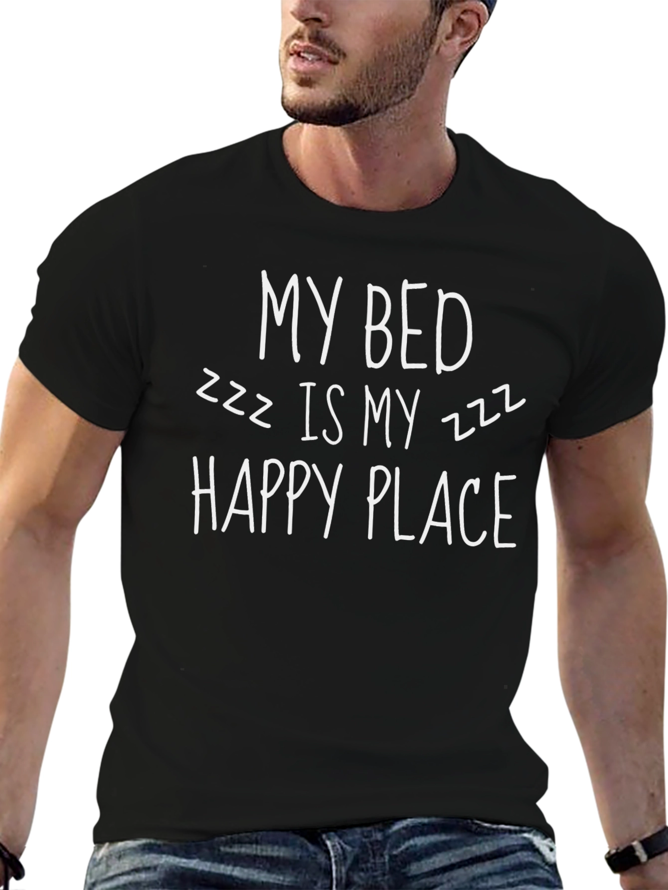 My Bed is My Happy Place Tee