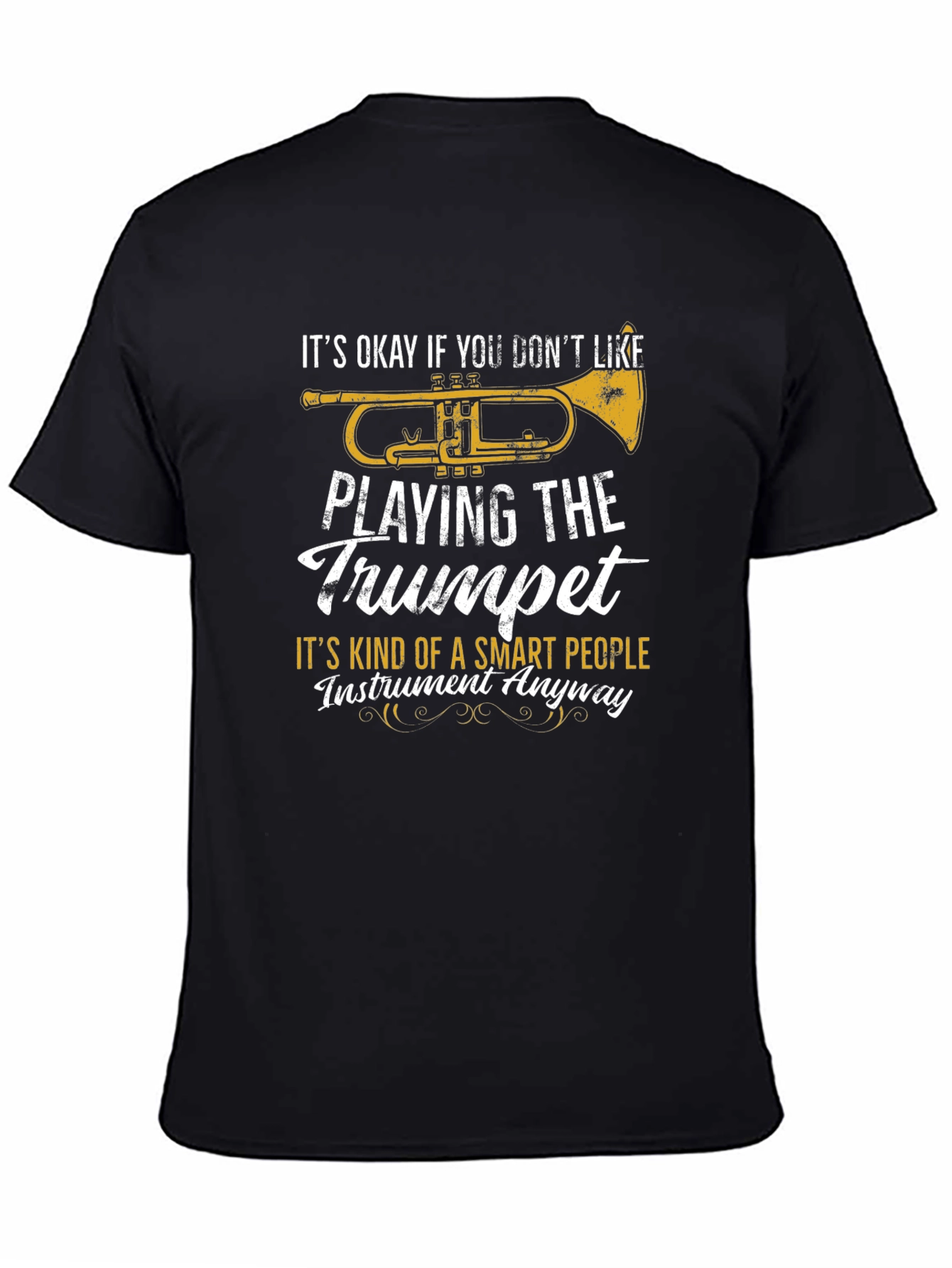 Trumpet Player Graphic T-Shirt Funny Musician Tee