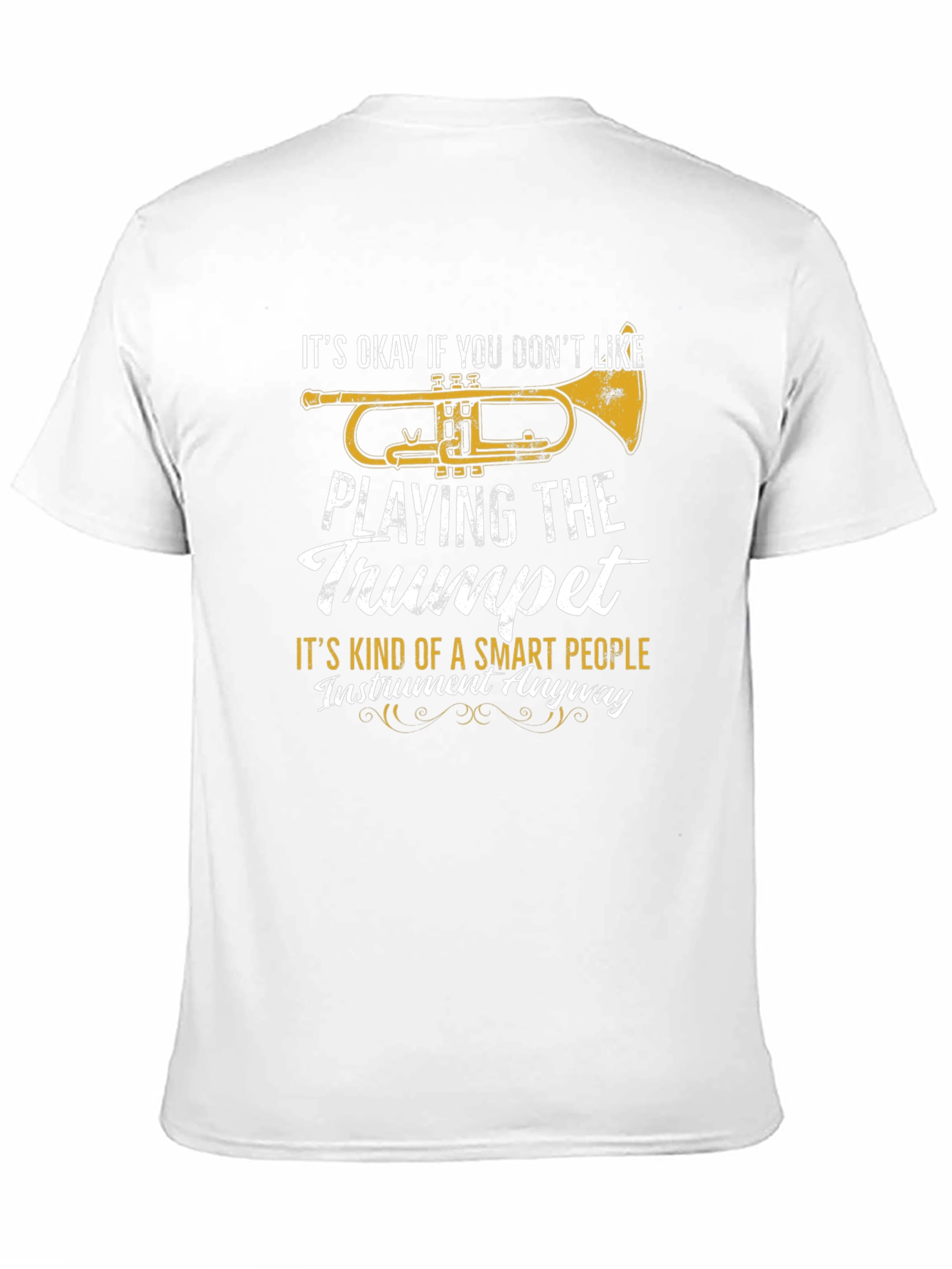 Trumpet Player Graphic T-Shirt Funny Musician Tee