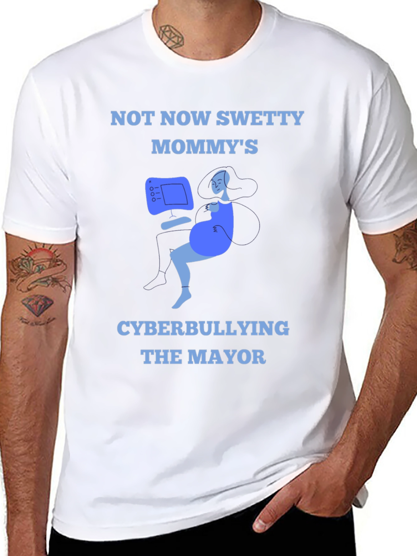 Cyberbullying Mommy T-Shirt - Funny Graphic Tee