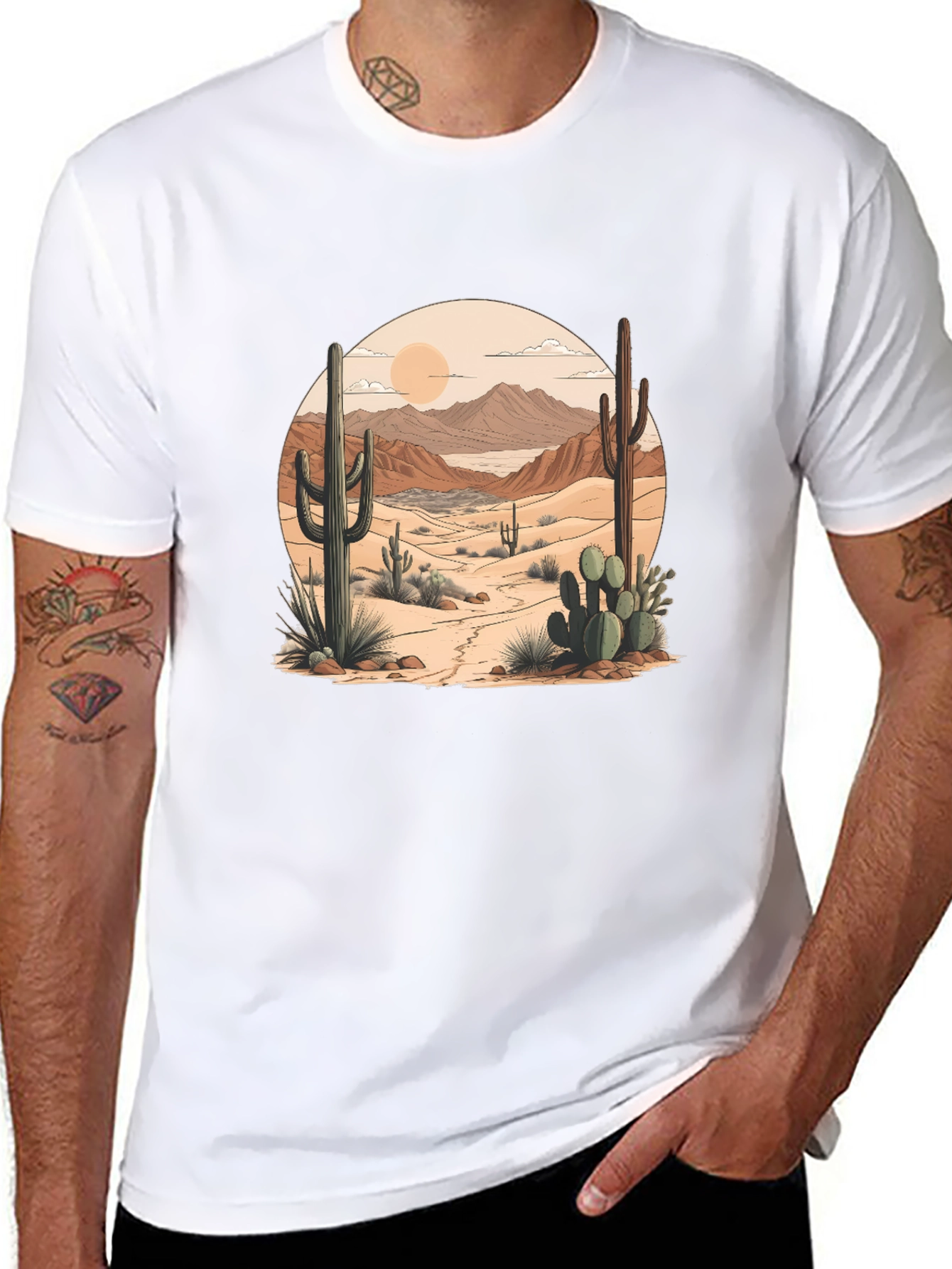 Desert Scene Graphic Tee