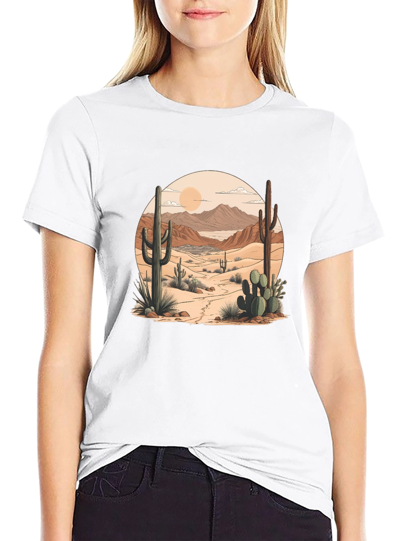 Desert Scene Graphic Tee