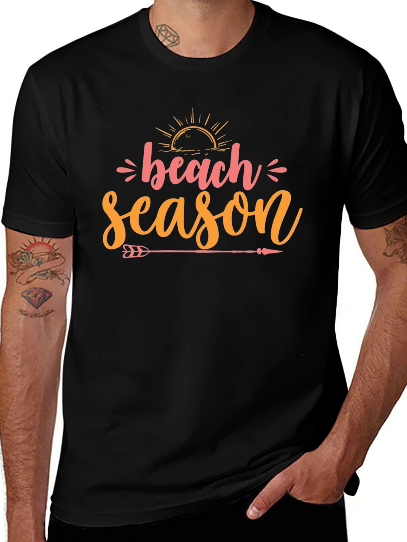 Beach Season Graphic Tee - Summer Vacation Shirt