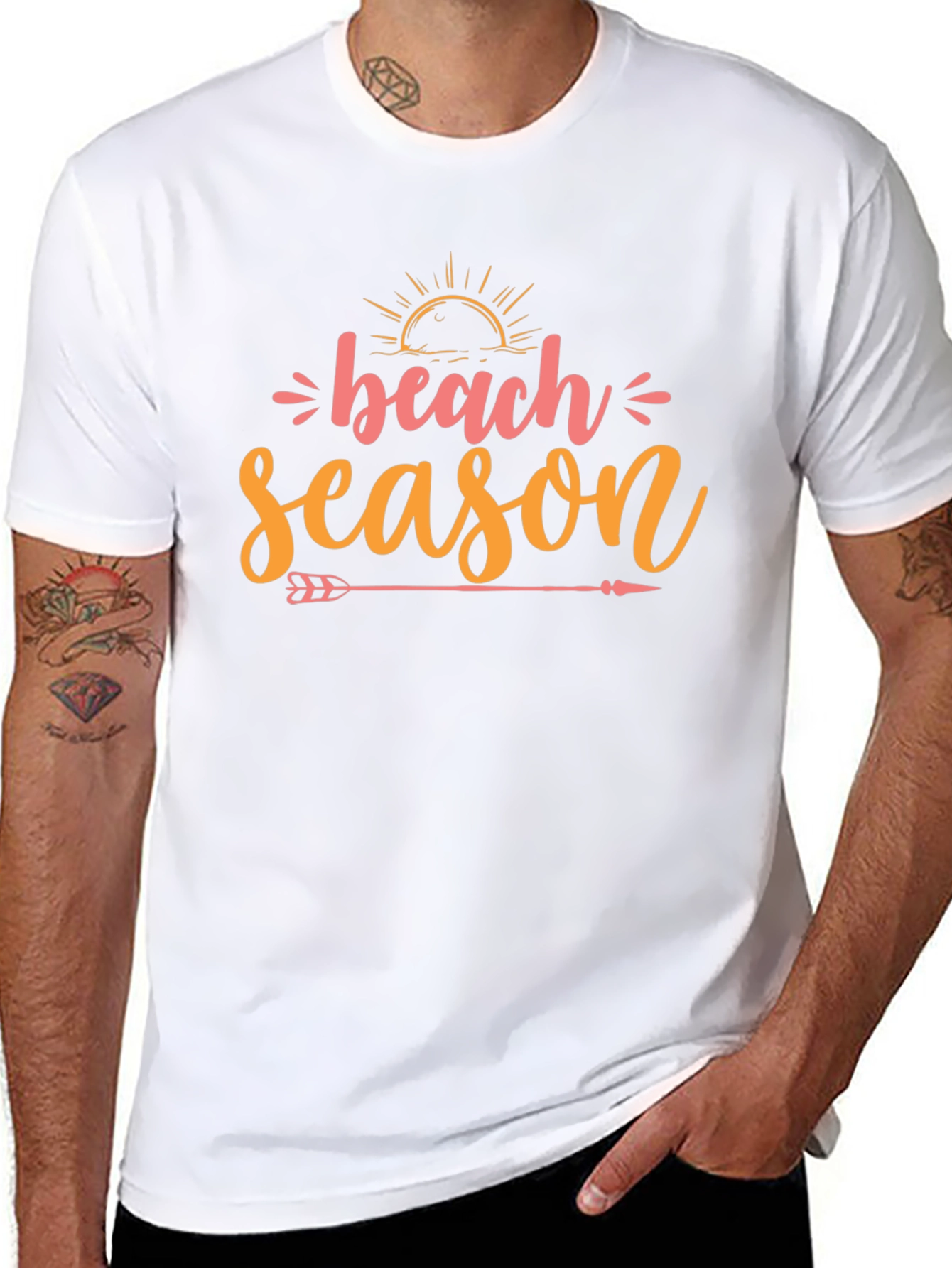 Beach Season Graphic Tee - Summer Vacation Shirt