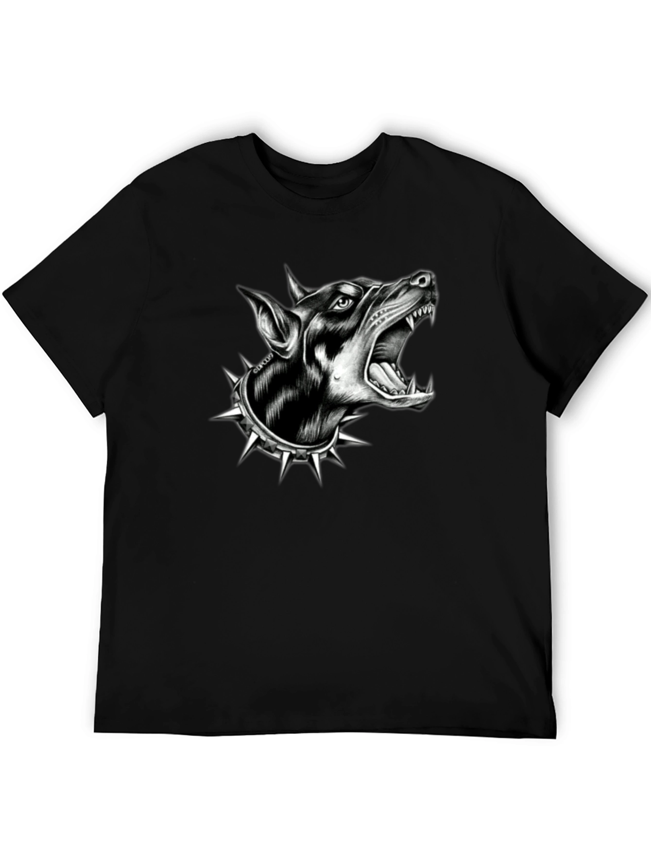 Dog Graphic T-Shirt - Edgy Canine Design