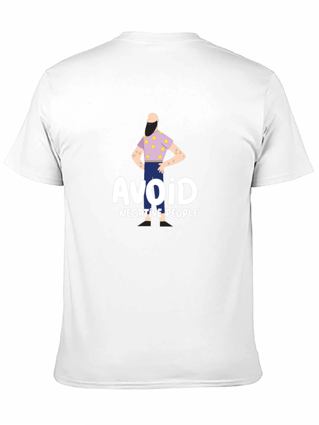 Avoid Negative People T-Shirt - Funny Graphic Tee