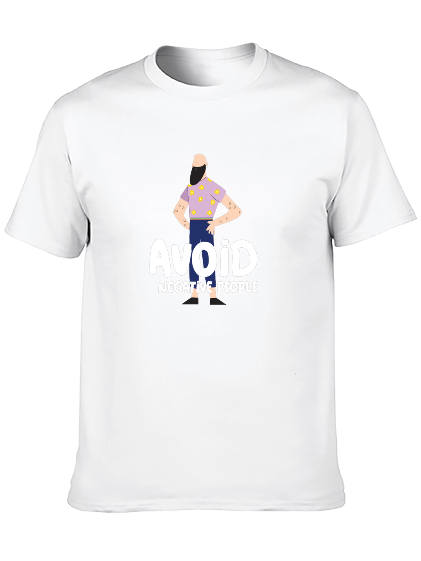 Avoid Negative People T-Shirt - Funny Graphic Tee