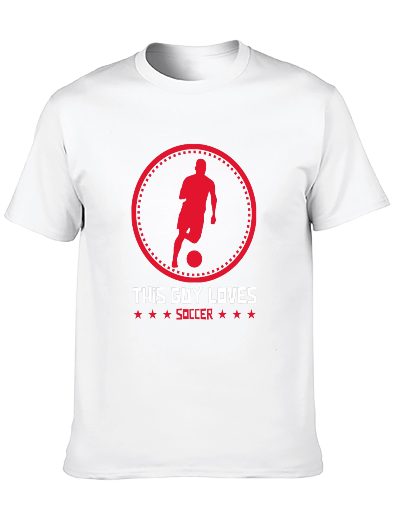 Soccer Lover Graphic T-Shirt - Black