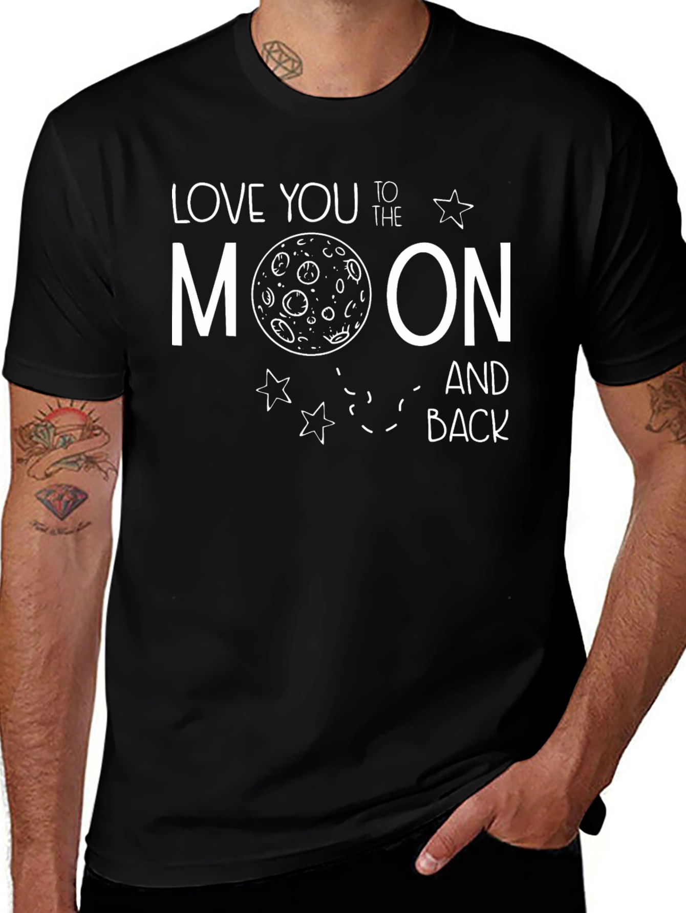 Love You to the Moon & Back Graphic T-Shirt