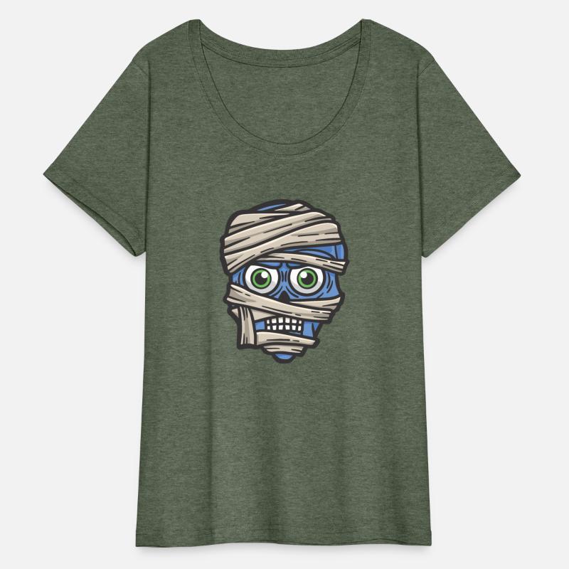 Mummy Face Scary Halloween Night