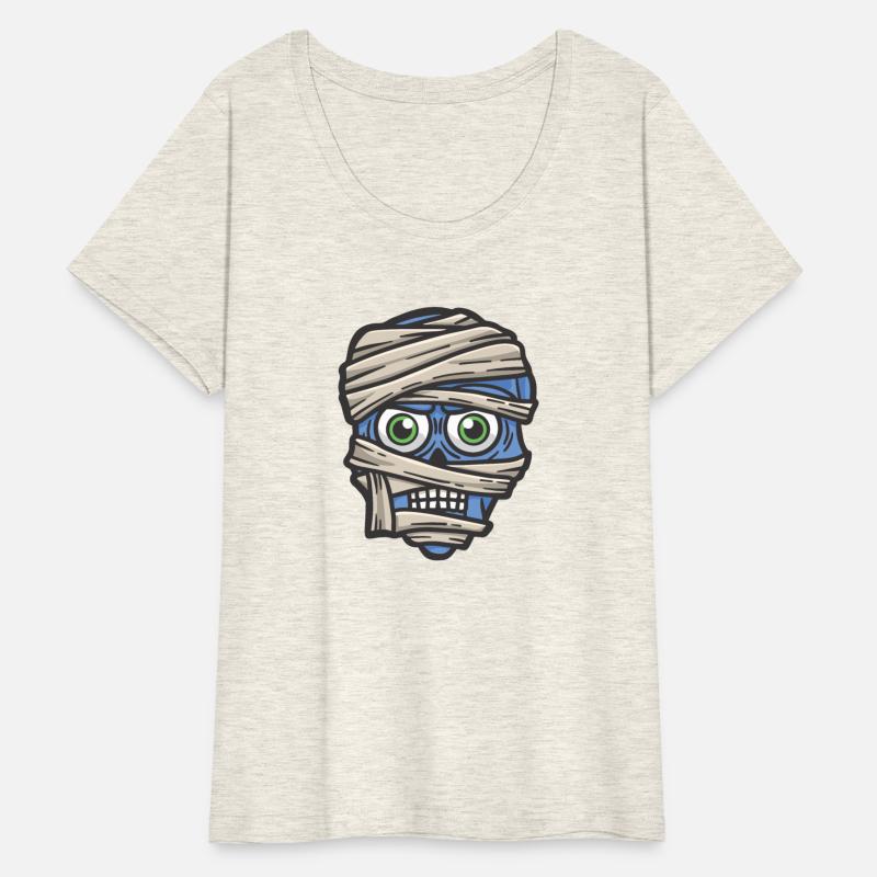Mummy Face Scary Halloween Night