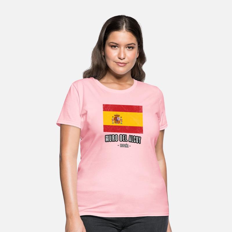 Muro Del Alcoy Spain Es Flag City Bandera Ropa