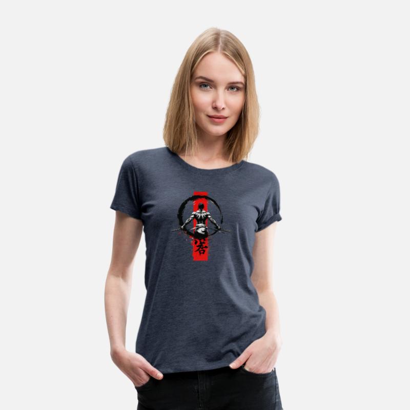 Muscular Figure in Martial Arts samurai