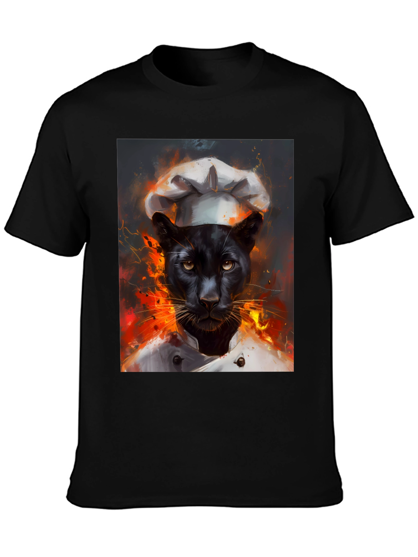 Chef Panther Graphic T-Shirt