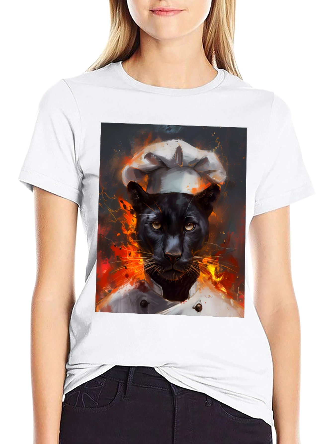 Chef Panther Graphic T-Shirt
