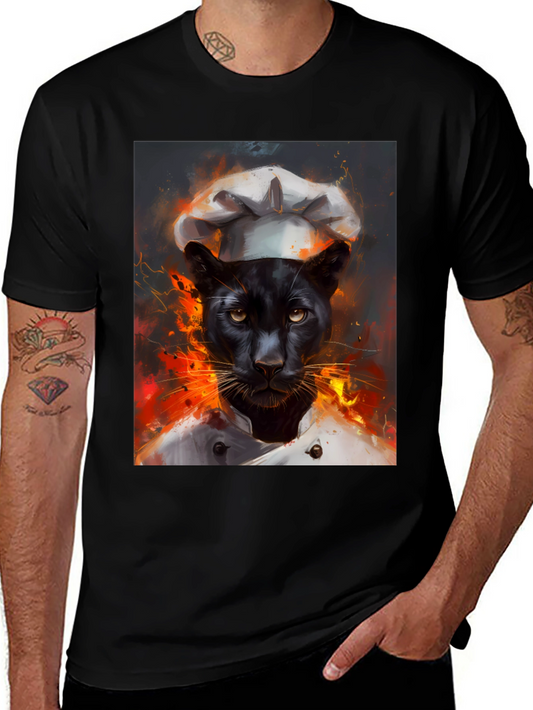 Chef Panther Graphic T-Shirt