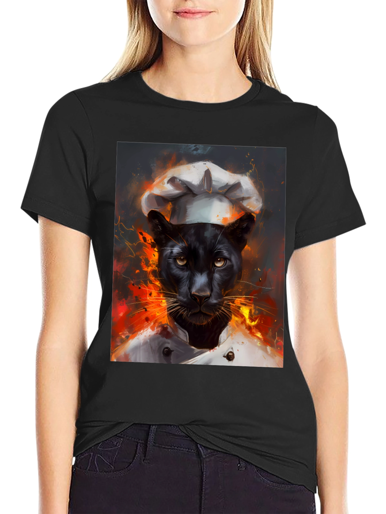 Chef Panther Graphic T-Shirt