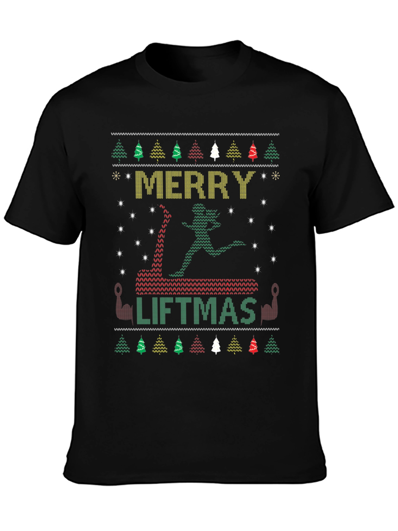 Merry Liftmas Ugly Christmas Sweater T-Shirt
