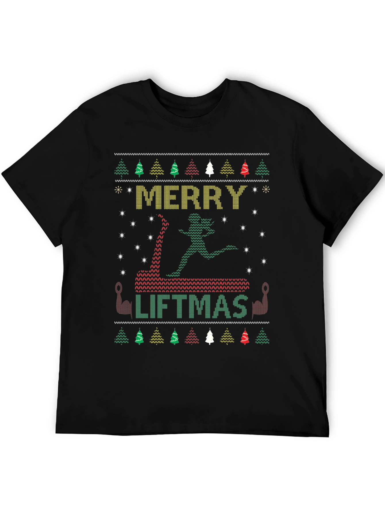 Merry Liftmas Ugly Christmas Sweater T-Shirt