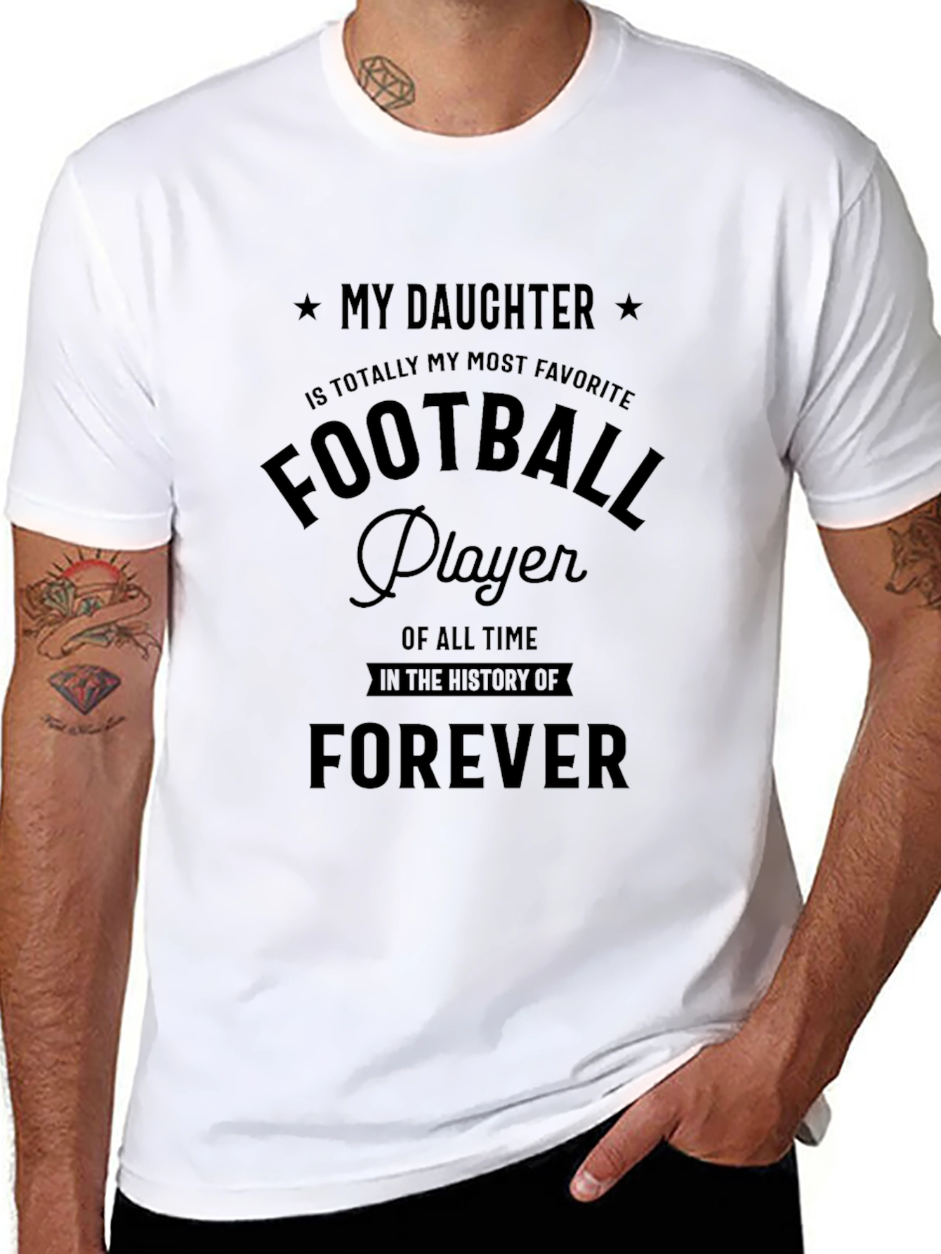 My Daughter Football Player T-Shirt