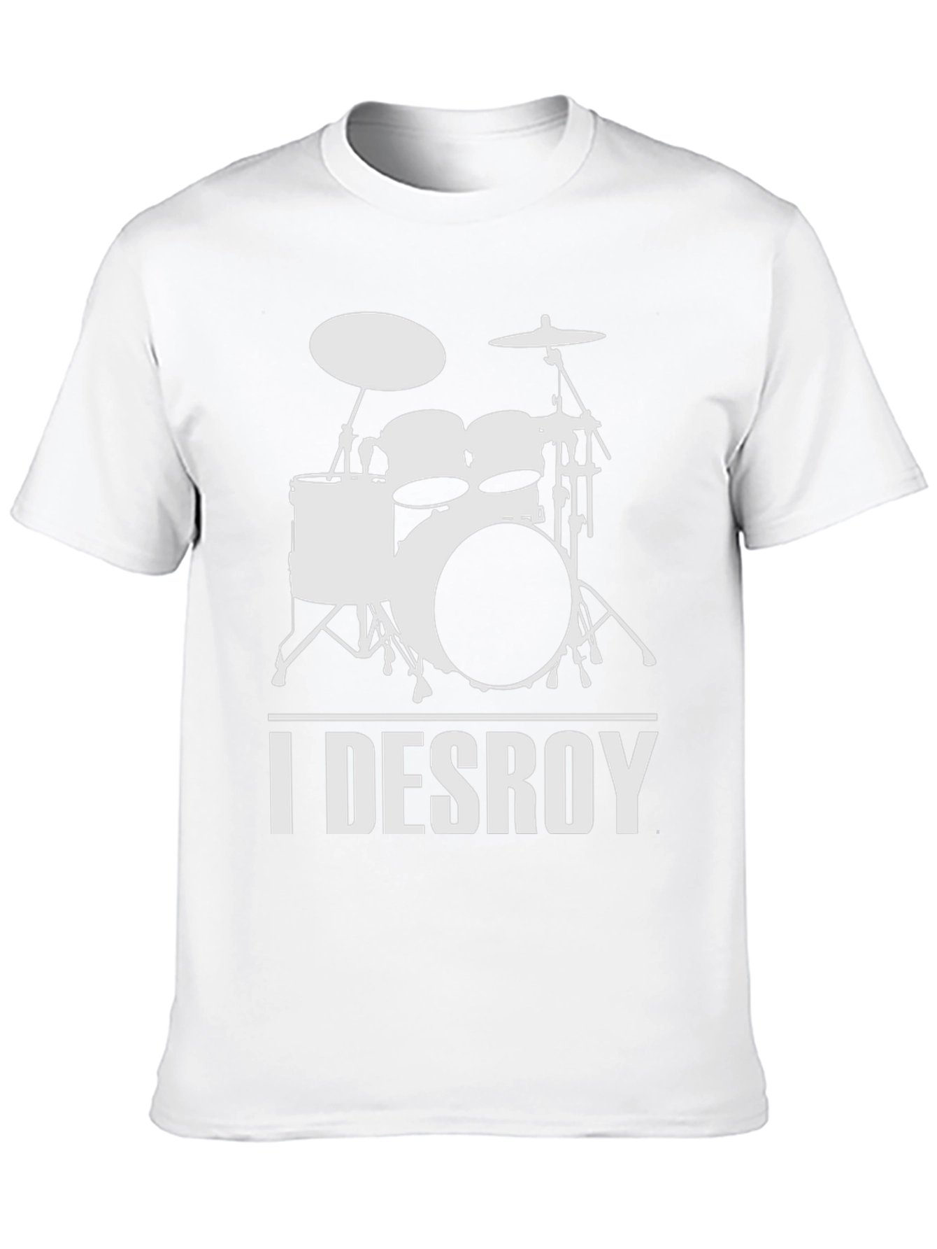 I DESROY Drummer T-Shirt - Rock Music Tee