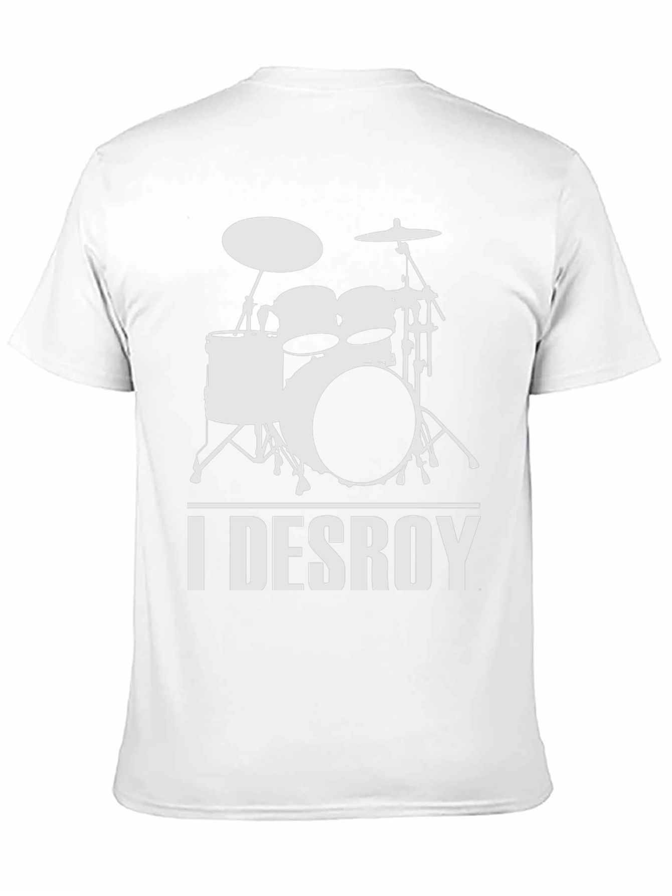 I DESROY Drummer T-Shirt - Rock Music Tee