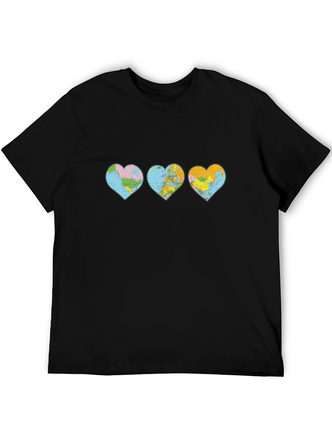 World Map Heart T-Shirt