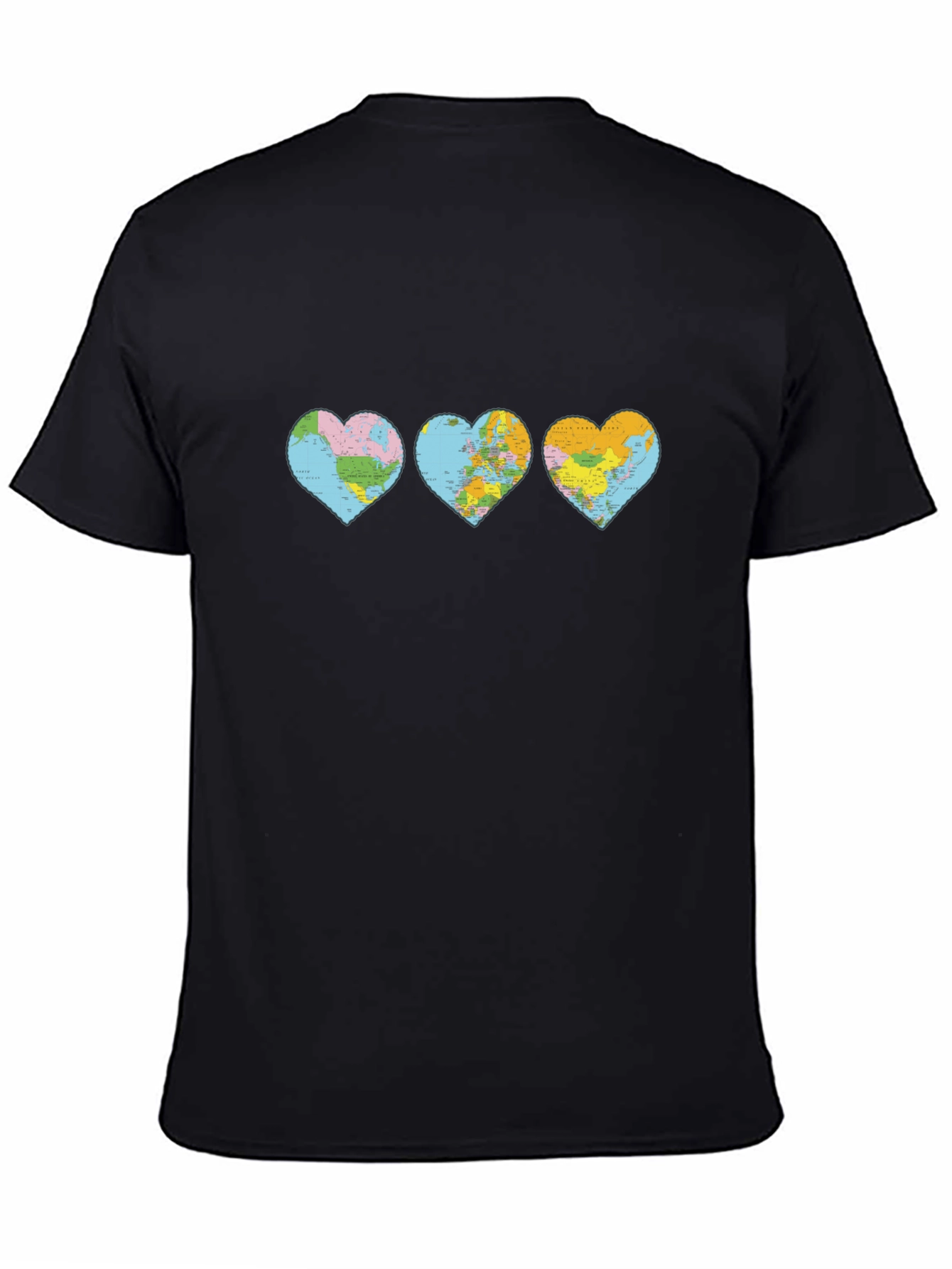 World Map Heart T-Shirt