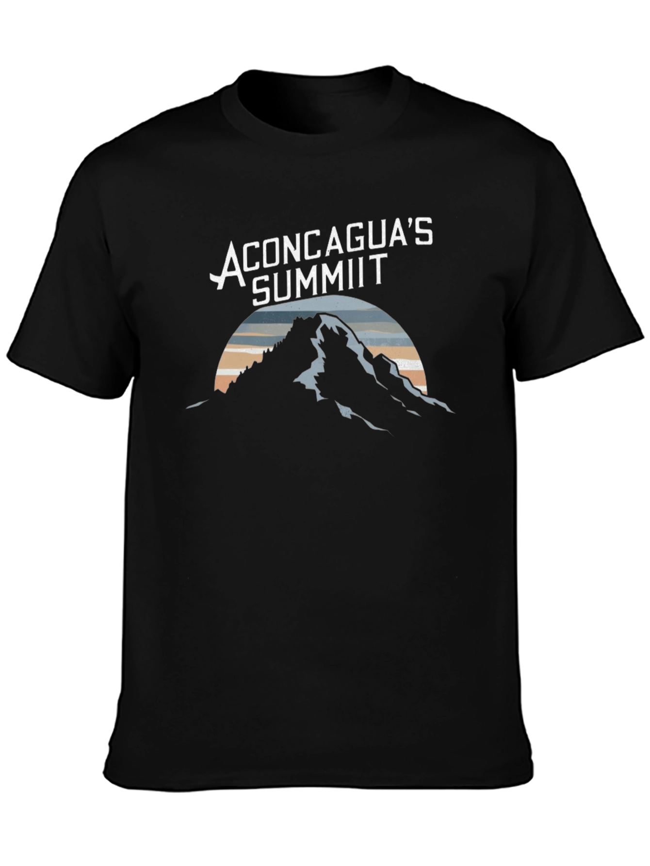 Aconcaguas Summit Black T-Shirt