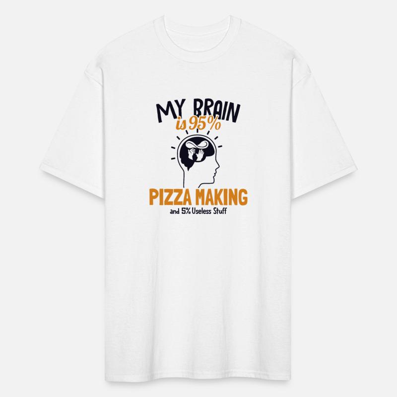 My Brain is 95% Pizza Making Pizzeria Chef Baker