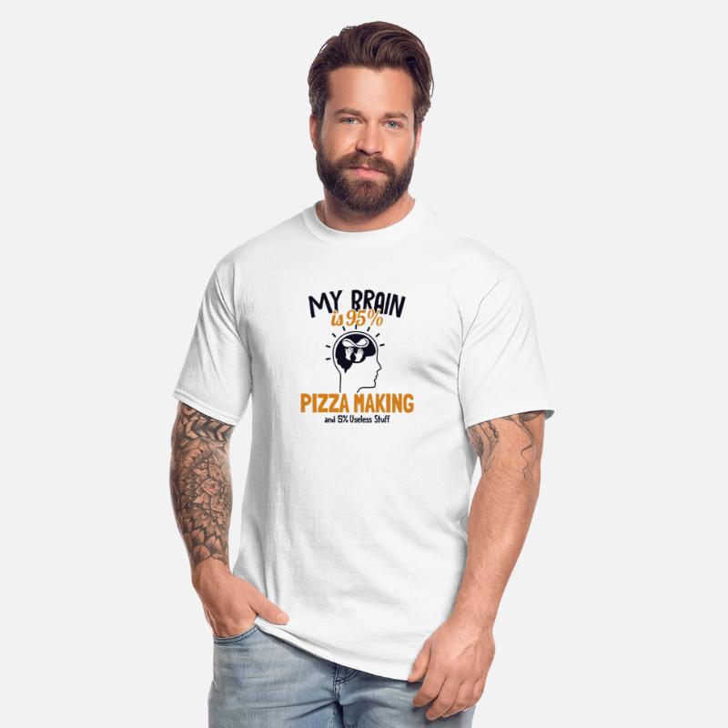 My Brain is 95% Pizza Making Pizzeria Chef Baker