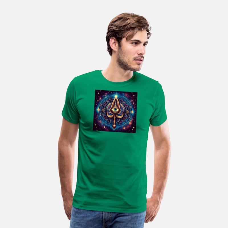 Mystic Eye and Sword Amulet Design