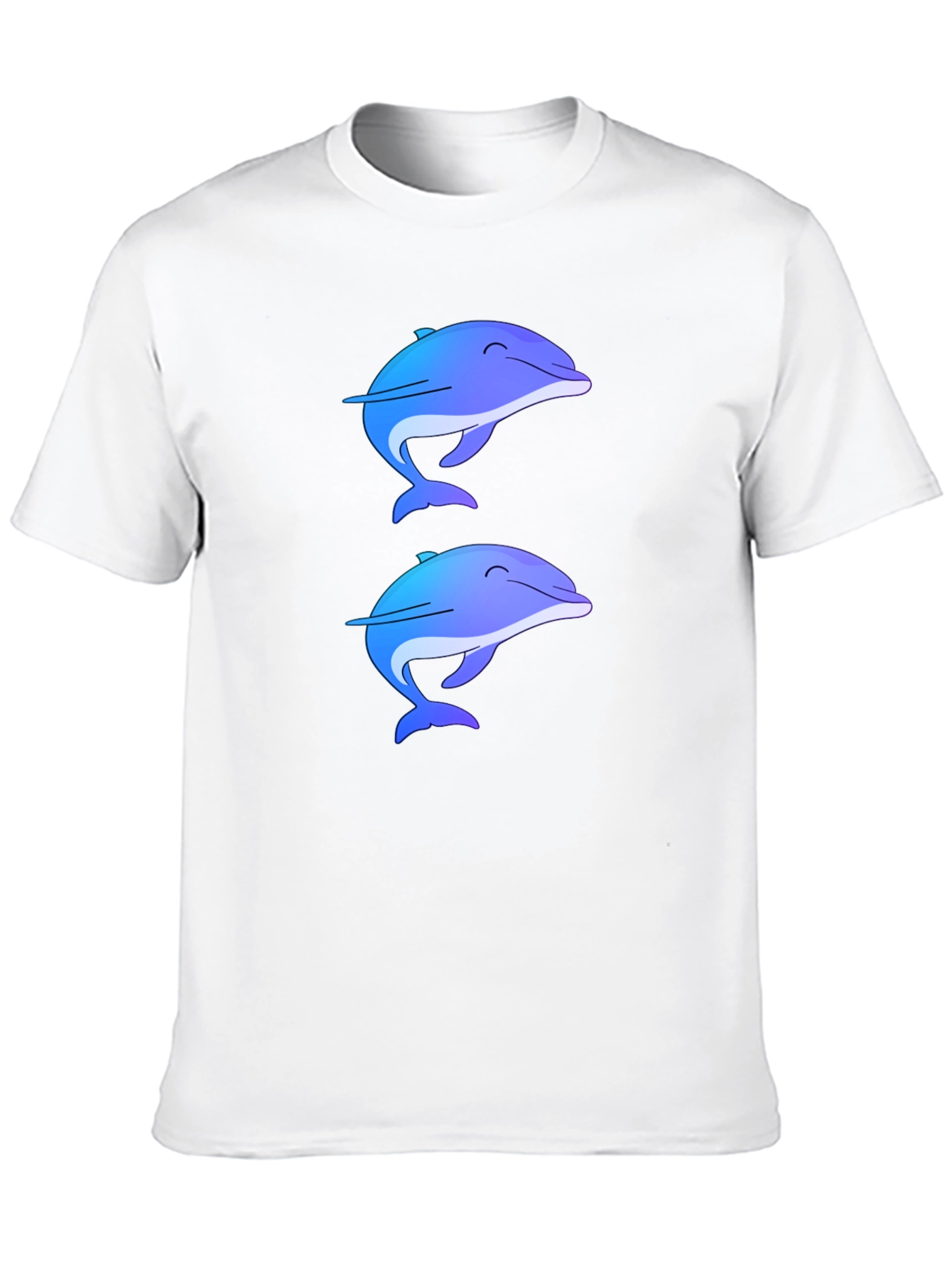 Dolphin Duo Tee - Black Casual Comfort