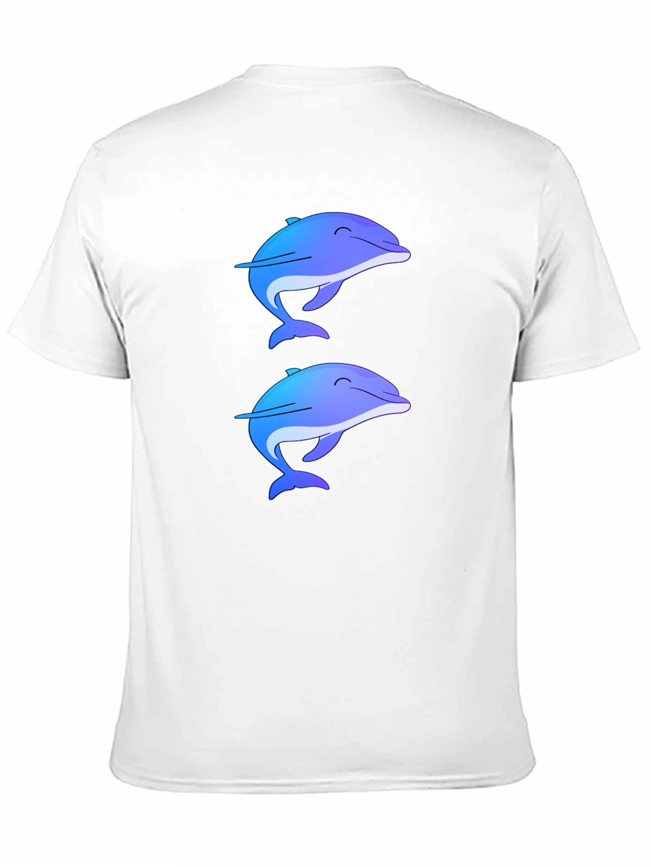 Dolphin Duo Tee - Black Casual Comfort