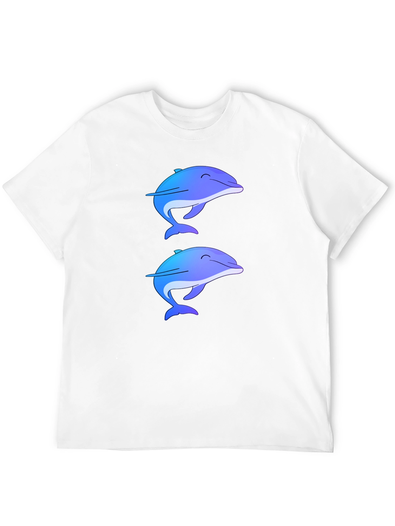 Dolphin Duo Tee - Black Casual Comfort